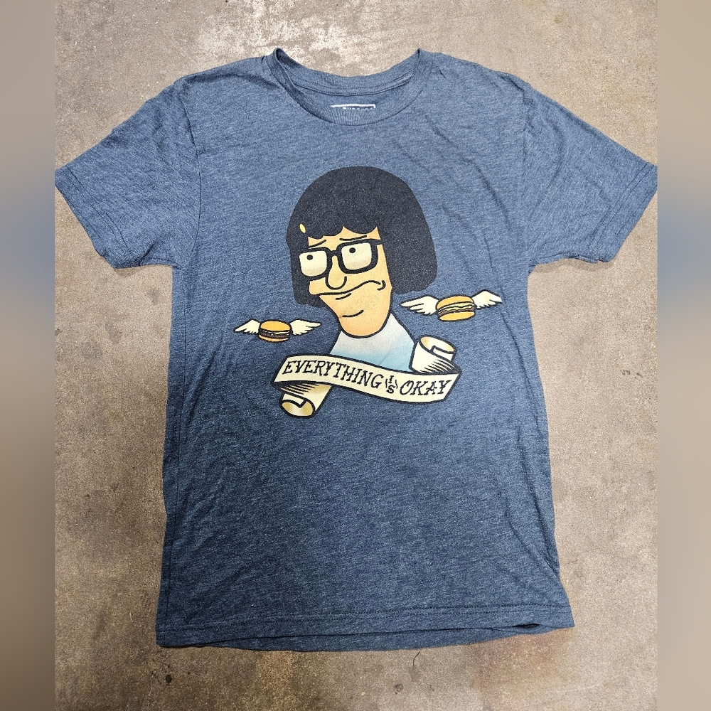 Bobs Burgers Tina Belcher Shirt Size Medium. Everything is alright shirt. - Picture 1 of 4